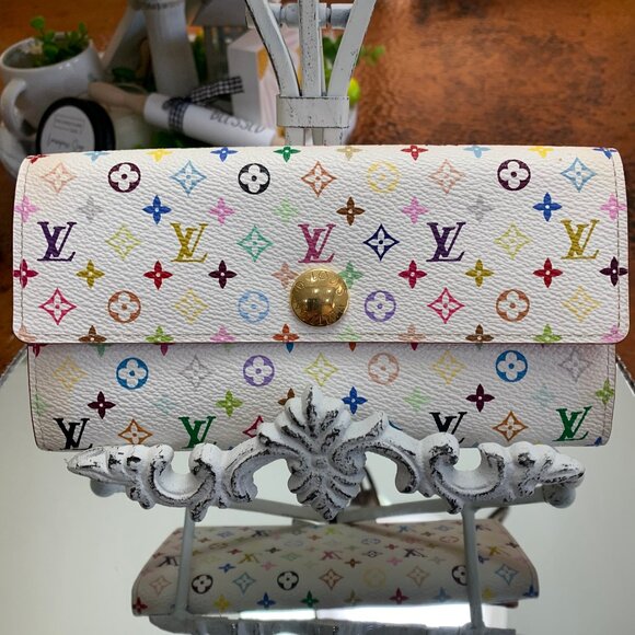 Louis Vuitton Handbags - Louis Vuitton Takashi Murakami Multicolor Rare Sarah Wallet